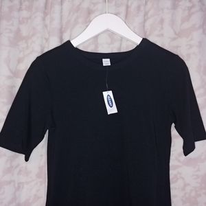 Old Navy Black Cotton Dress Size Small NWT